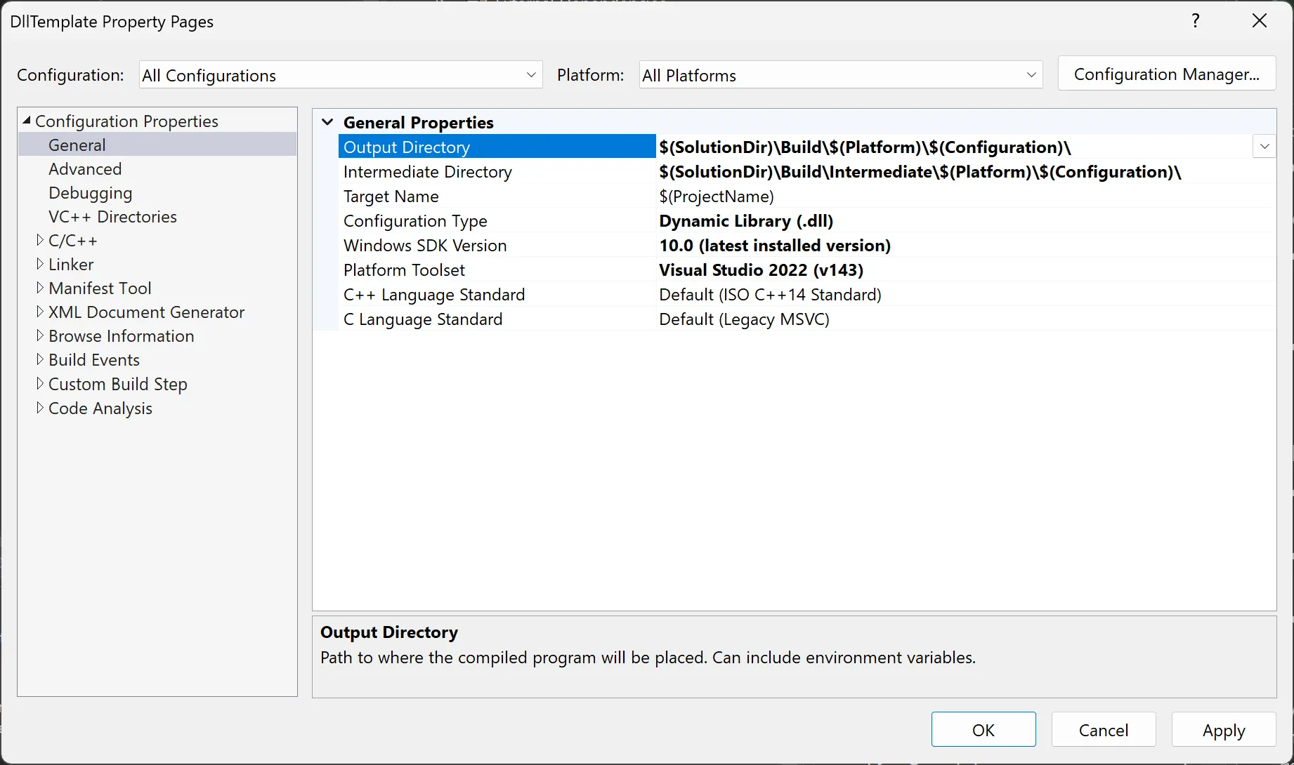 Updated Output Directories