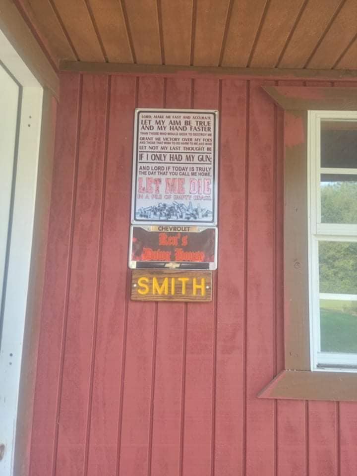 Customer photo of Smith name plate