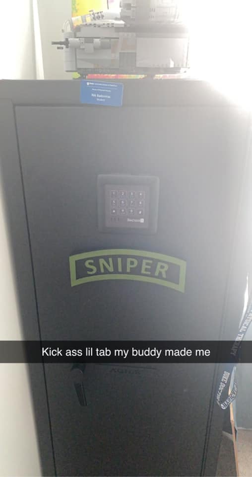 Customer photo of sniper tab
