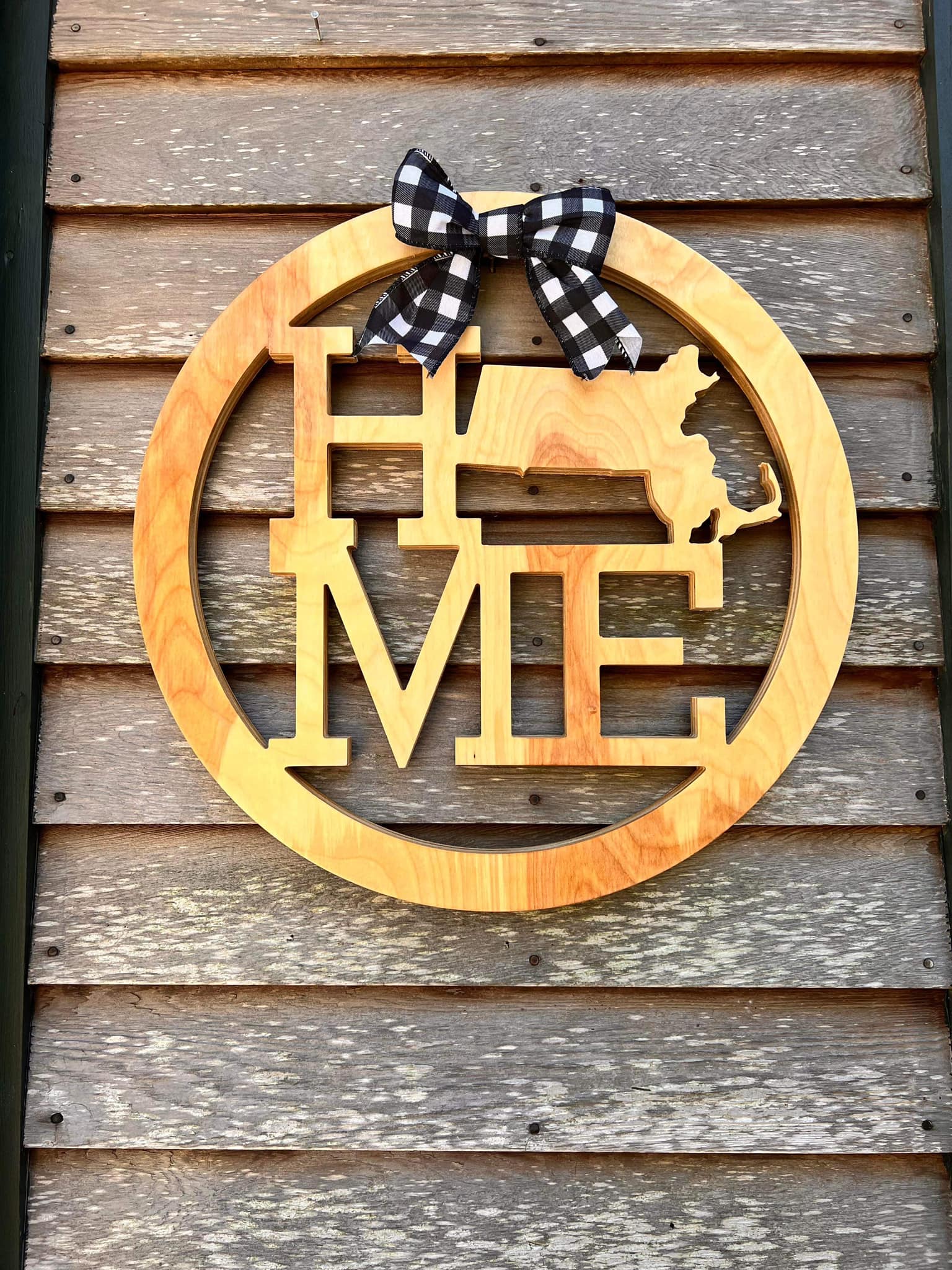 Finished Michigan home sign