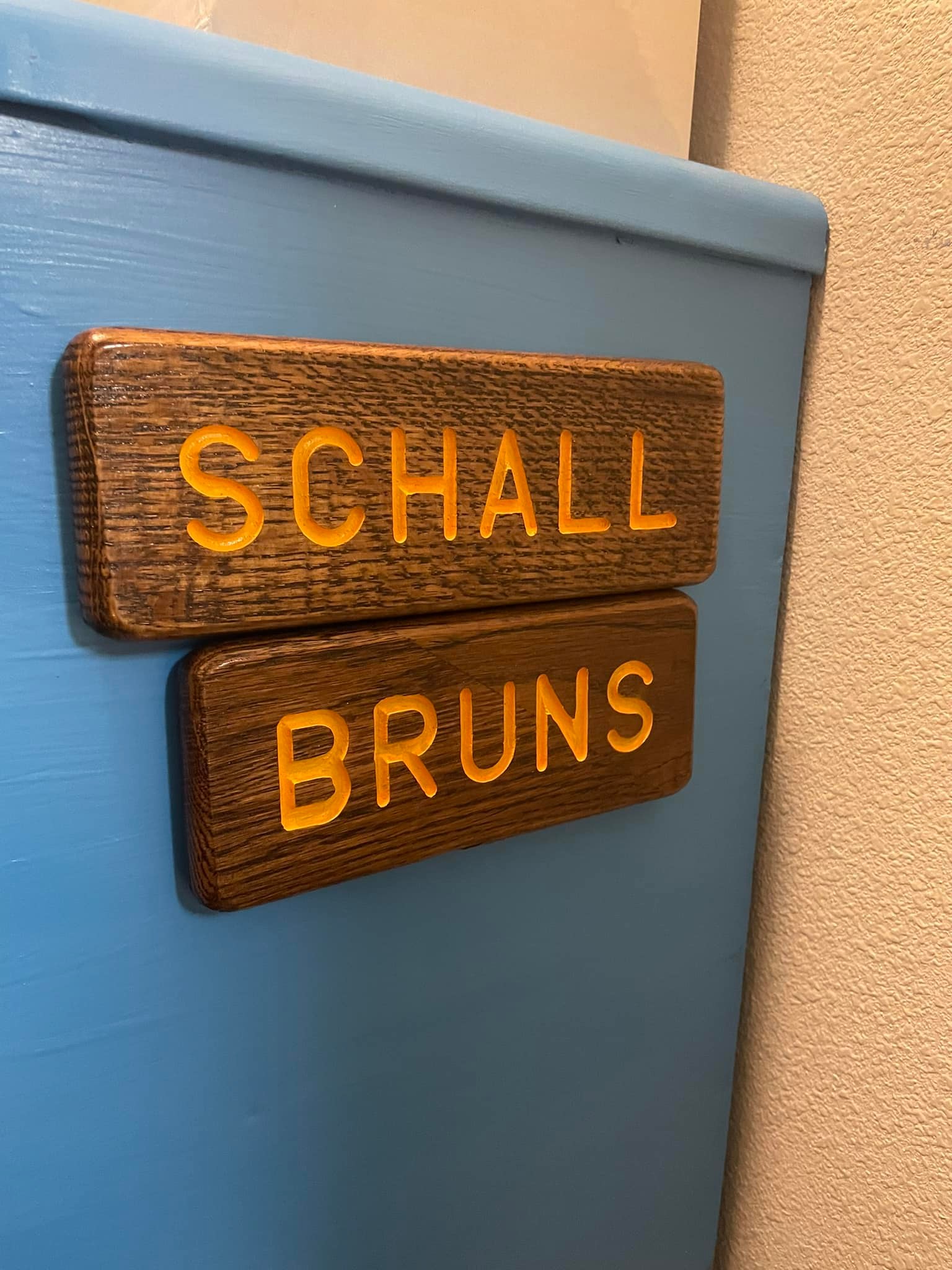 Shall and Bruns magnetic name plates