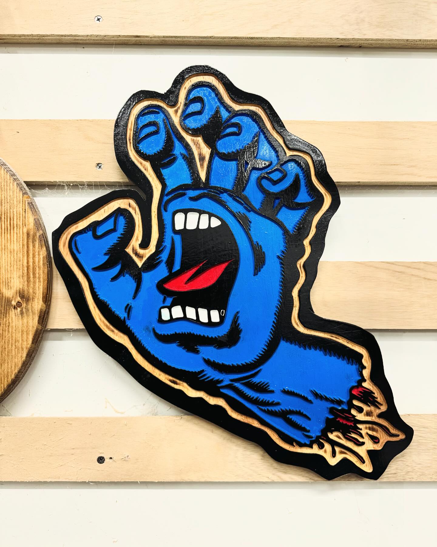 Santa Cruz hand wooden piece